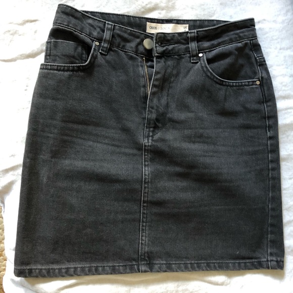 ASOS Black Denim Skirt - Picture 1 of 3